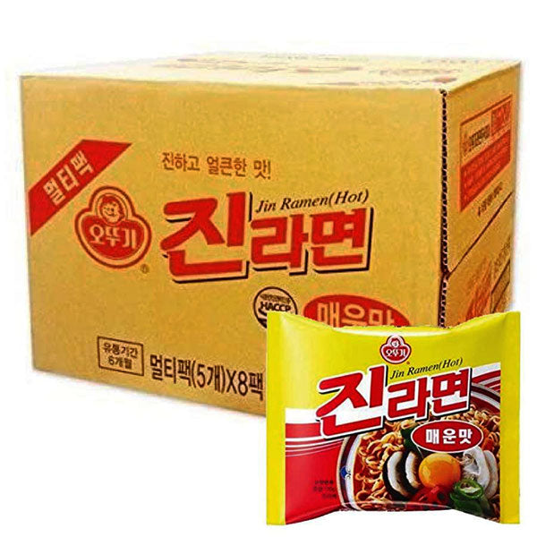 【オットギ】ジンラーメン(辛口)120g×40個入(辛口)