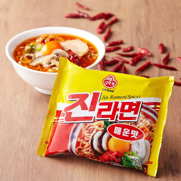 【オットギ】ジンラーメン(辛口)120g×40個入(辛口)