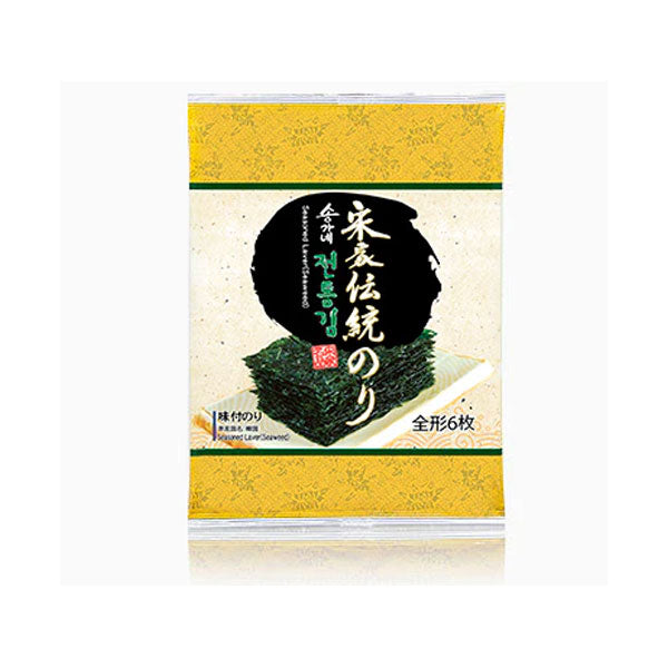【宋家】伝統韓国海苔 全形 6枚入り