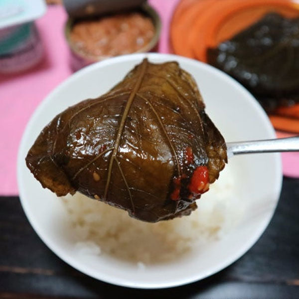 【泉標】エゴマの葉キムチ缶(醤油漬け)70g