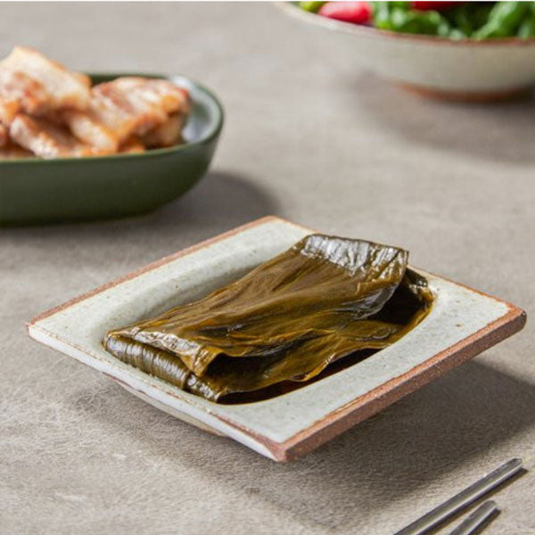 【泉標】エゴマの葉キムチ缶(醤油漬け)70g