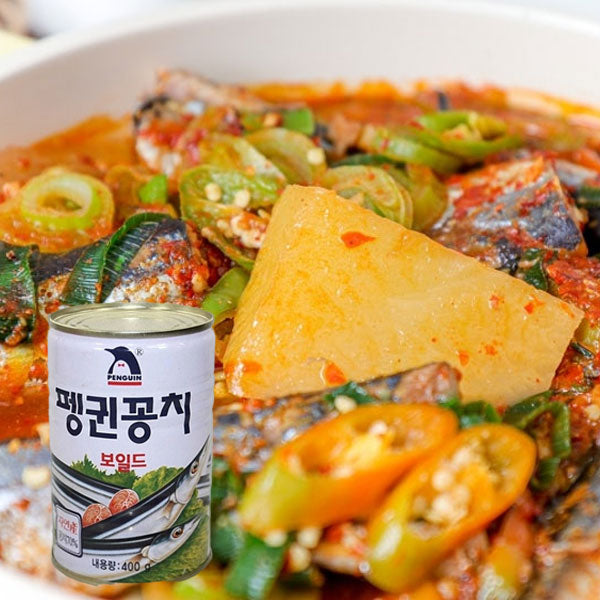 【ペンギン】サンマ水煮缶 400g
