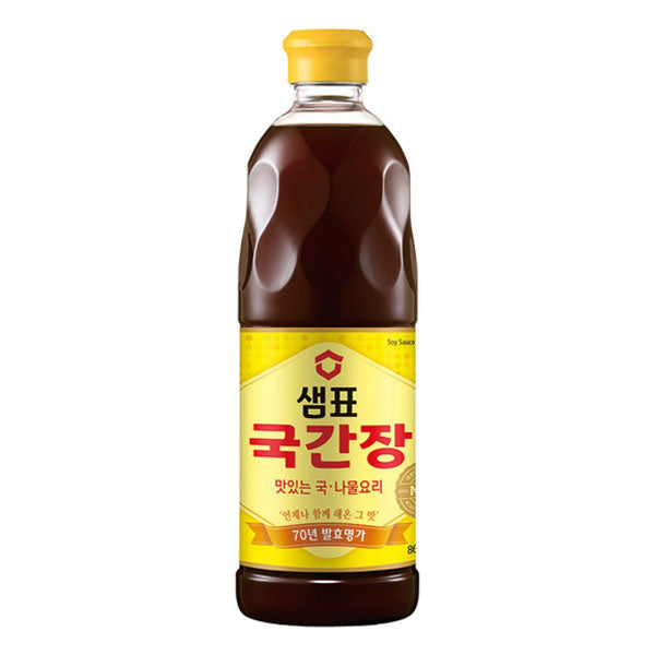 【泉標】韓国伝統グック醤油 860ml スープ用醤油