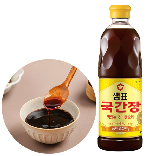 【泉標】韓国伝統グック醤油 860ml スープ用醤油