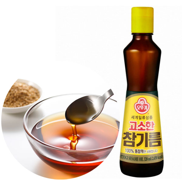 【オットギ】香ばしいごま油 320ml 厳選ゴマ100%使用