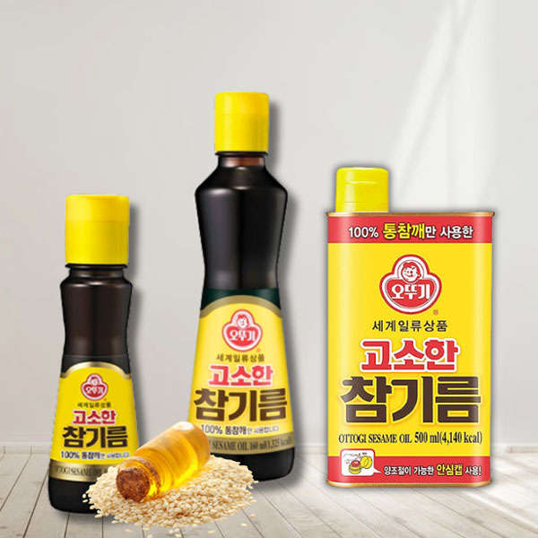 【オットギ】香ばしいごま油 320ml 厳選ゴマ100%使用