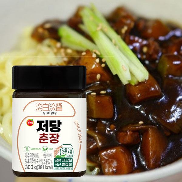 【眞味】低糖 チュンジャン 300g ジャージャー麺ソース 韓国調味料:韓国市場