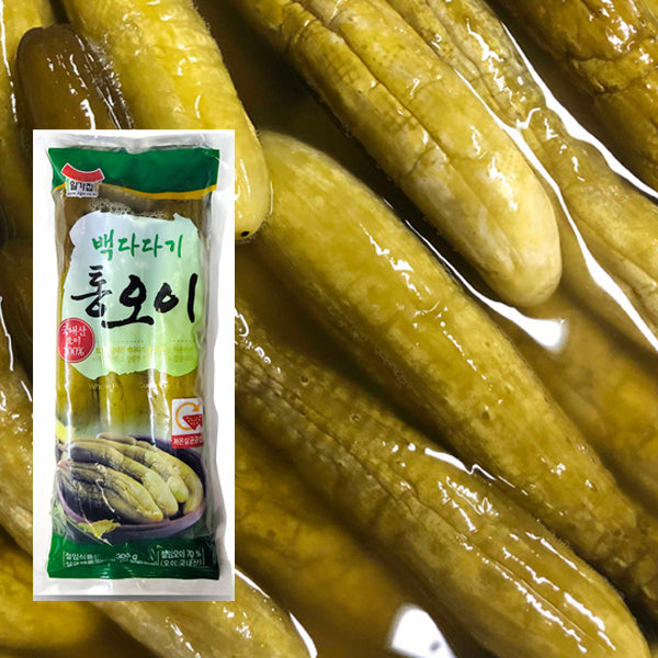 【イルガジブ】丸ごとキュウリの醤油漬け 300g (きゅうりチャンアチ):韓国市場