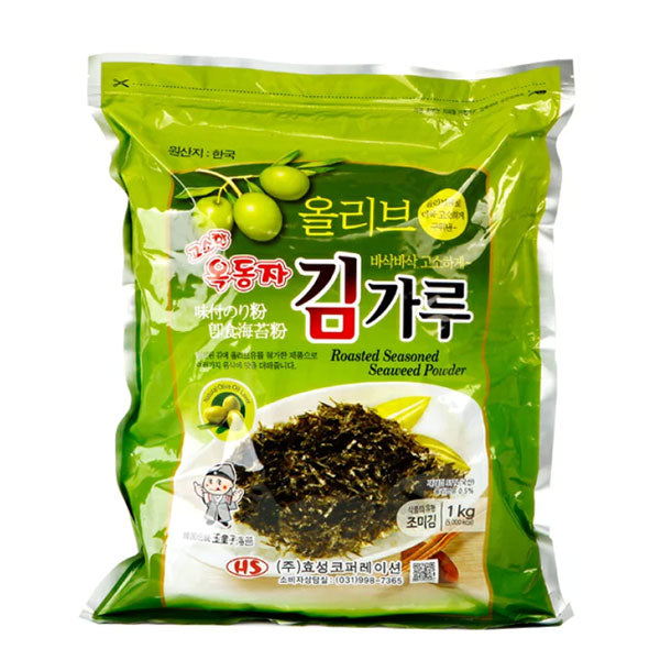 【オクドンジャ】 韓国風味 オリーブ油 きざみ海苔 大容量 1kg パック
