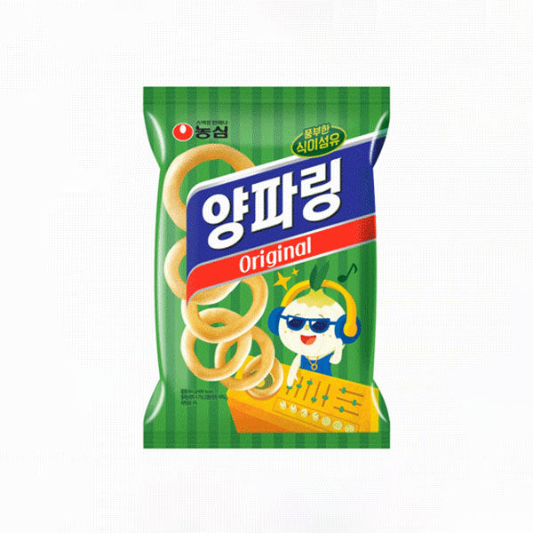 【農心】ヤンパリン 80g たまねぎリング スナック 韓国お菓子