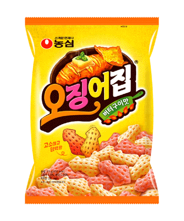 【農心】オジンオチップ 83g バター焼き味 スナック 韓国お菓子