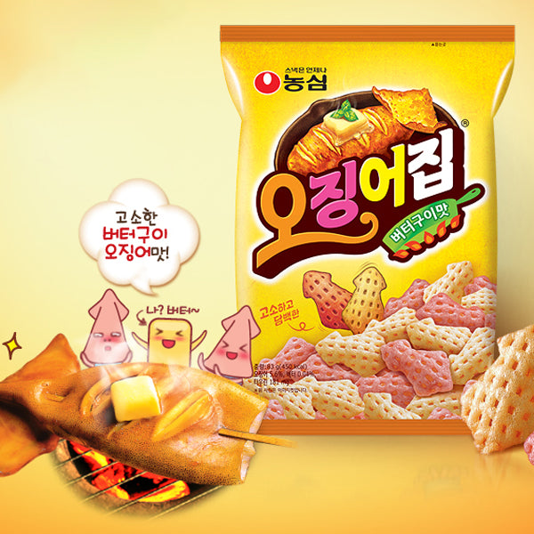 【農心】オジンオチップ 83g バター焼き味 スナック 韓国お菓子