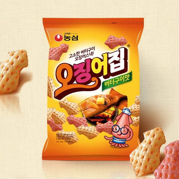 【農心】オジンオチップ 83g バター焼き味 スナック 韓国お菓子