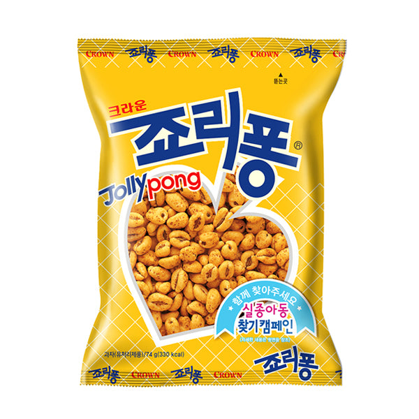 【クラウン】ジョリポン 74g ポン菓子 スナック 韓国お菓子