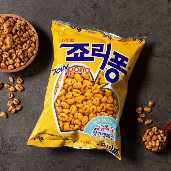 【クラウン】ジョリポン 74g ポン菓子 スナック 韓国お菓子