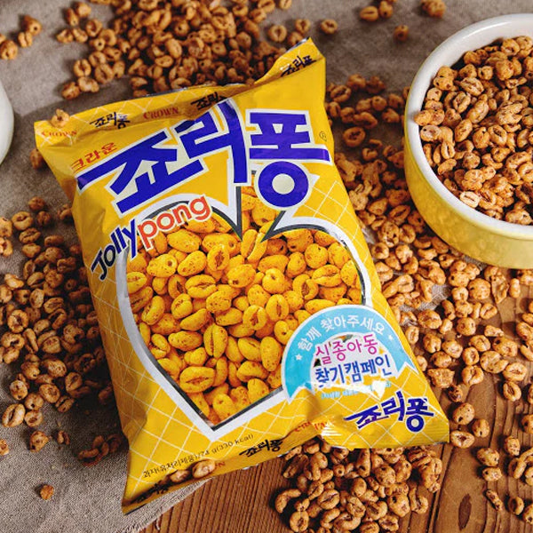 【クラウン】ジョリポン 74g ポン菓子 スナック 韓国お菓子
