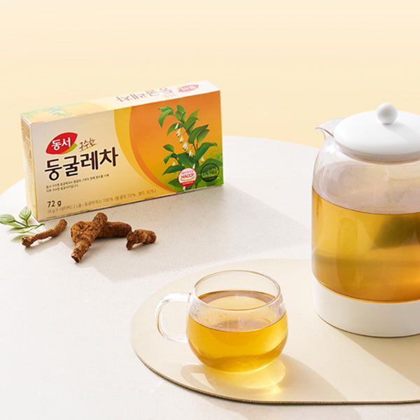 【東西】ドゥングレ茶(アマドコロ茶)ティーバッグ18包 香ばしい韓国伝統茶 カフェインゼロ