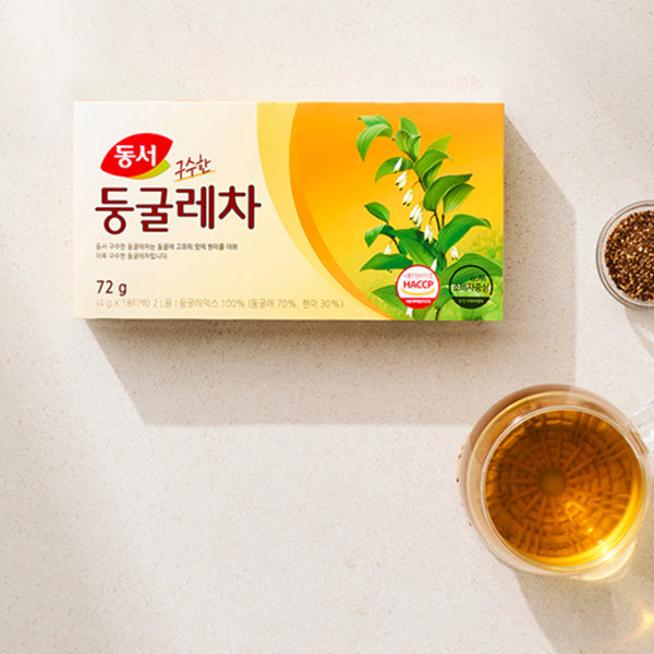 【東西】ドゥングレ茶(アマドコロ茶)ティーバッグ18包 香ばしい韓国伝統茶 カフェインゼロ
