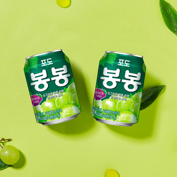 【ヘテ】ぶどうボンボン238ml×12個入 韓国ぶどうジュース 果肉入り 甘くてジューシー