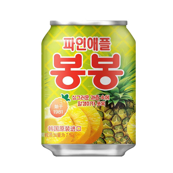 【ヘテ】パインアップルボンボン 238ml パインジュース 果肉入り 韓国飲料:韓国市場