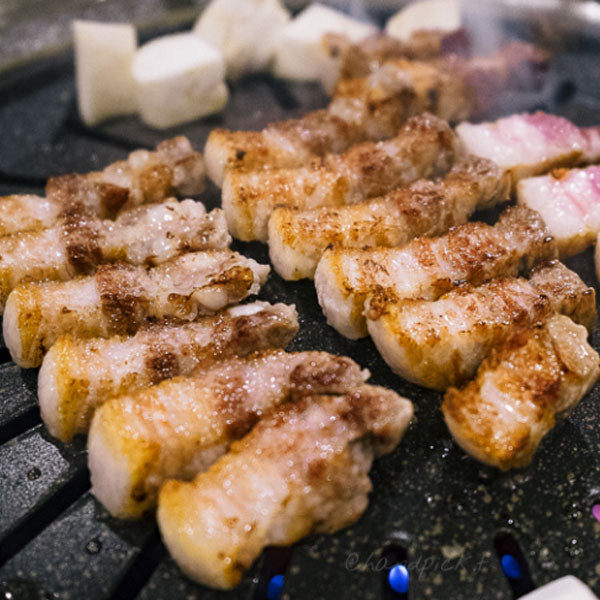 サムギョプサル鉄板 焼肉(丸)