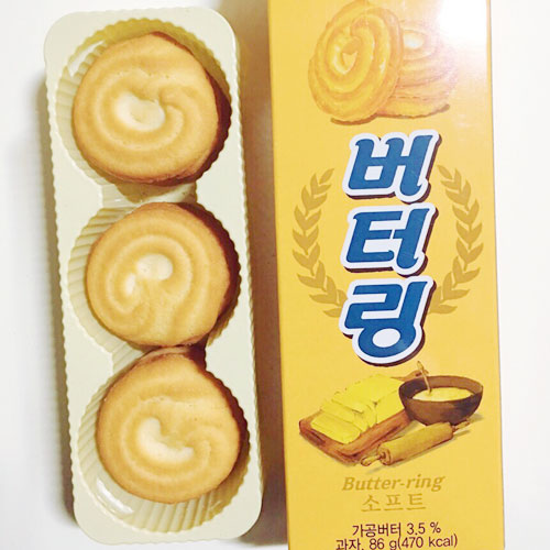 【ヘテ】バターリングークッキー80g:韓国食品・食材専門の通販店「韓国市場」
