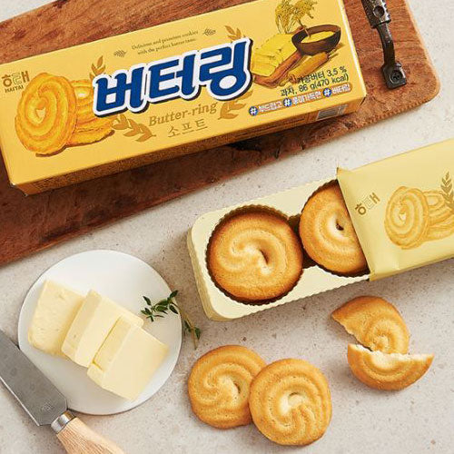【ヘテ】バターリングークッキー80g:韓国食品・食材専門の通販店「韓国市場」