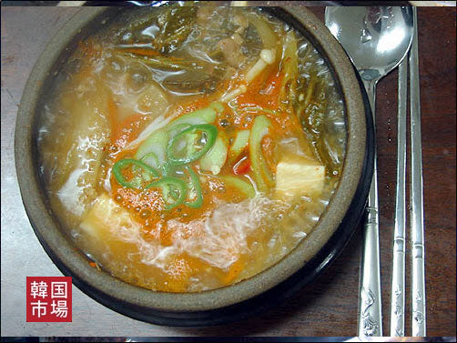 韓国市場 人気の韓国レシピ チョングッチャン