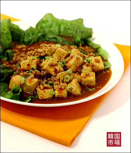 韓国市場 人気の韓国レシピ 麻婆豆腐