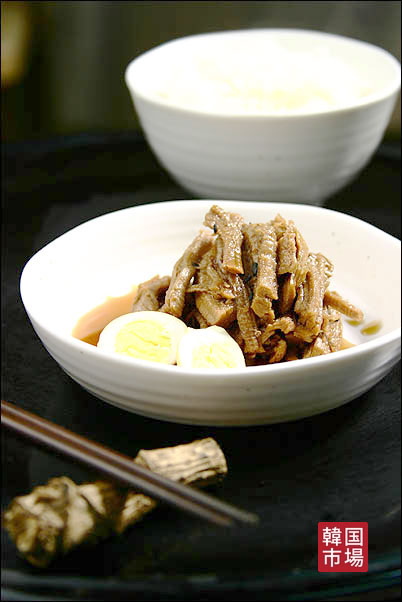 韓国市場 人気の韓国レシピ チャンジョリム