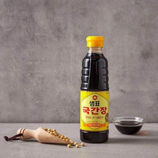 【泉標】韓国伝統グック醤油 860ml スープ用醤油