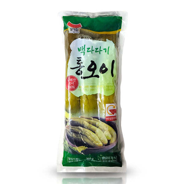 【イルガジブ】丸ごとキュウリの塩漬け 300g (きゅうりチャンアチ)：韓国市場