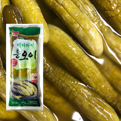 【イルガジブ】丸ごとキュウリの醤油漬け 300g (きゅうりチャンアチ)：韓国市場