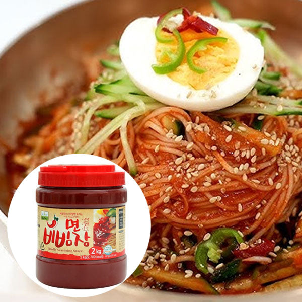 【チルガプ】ビビムジャン 2kg ビビン麺のたれ 韓国万能調味料 甘辛ソース：韓国市場