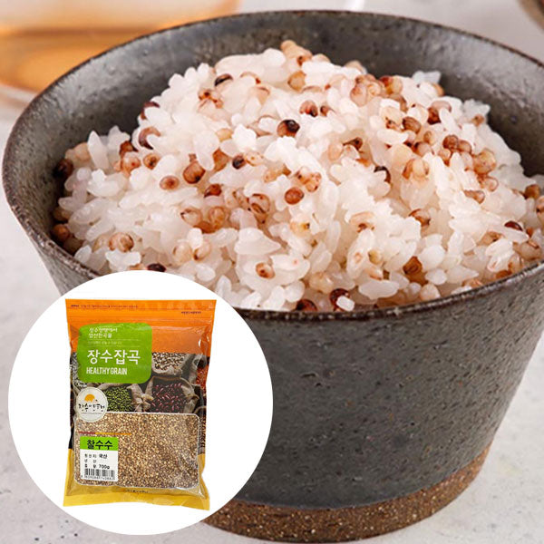 【長寿洋行】もちトウモロコシ 韓国産 食物繊維豊富 700g ヘルシー雑穀