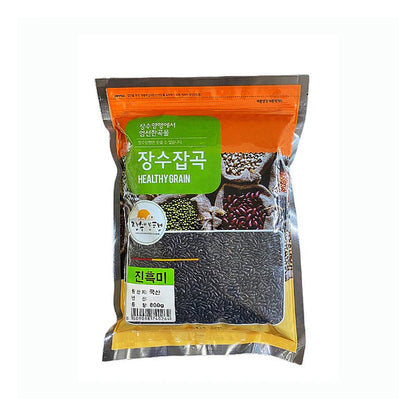 【長寿洋行】黒米 韓国産 もちもち食感 栄養豊富 800g