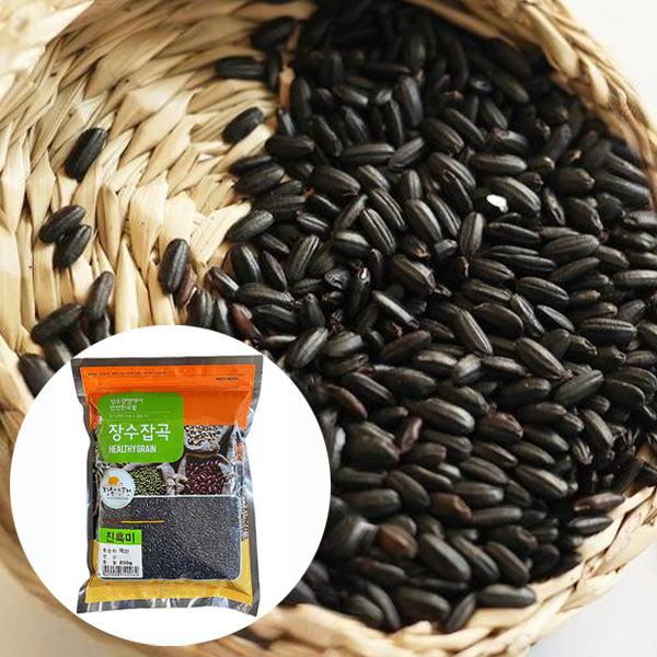 【長寿洋行】黒米 韓国産 もちもち食感 栄養豊富 800g
