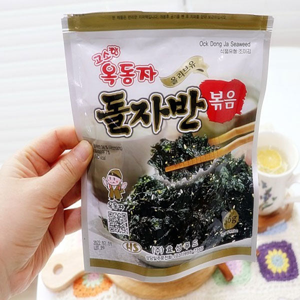 【オクドンジャ】香ばしい炒め 味付けのり ドルジャバン 70g