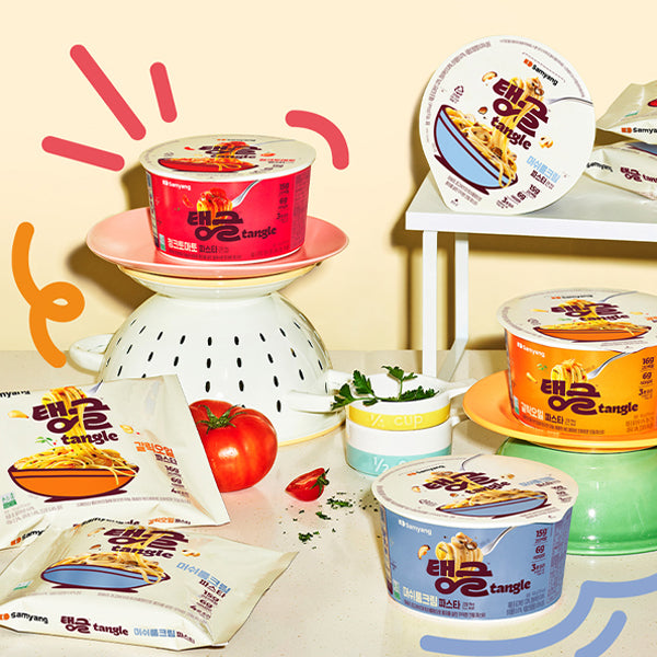 【三養】テングル マッシュルームクリーム パスタ クリームラーメン 韓国ラーメン