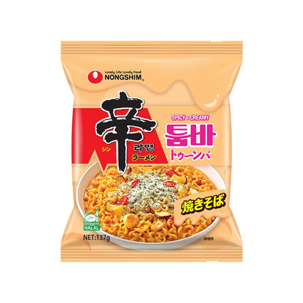 【農心】辛ラーメン トゥーンバ 137g ピリ辛クリームパスタ