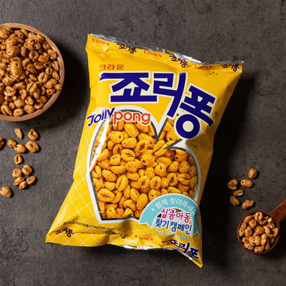 【クラウン】ジョリポン 74g ポン菓子 スナック 韓国お菓子