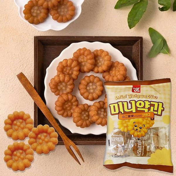 ミニ楽菓プラス 120g 韓国伝統お菓子 もちもち食感 シナモン風味