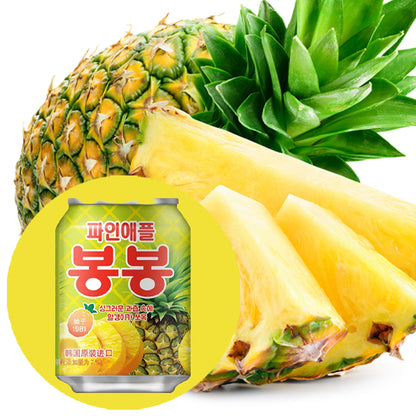 【ヘテ】パインアップルボンボン 238ml パインジュース 果肉入り 韓国飲料：韓国市場