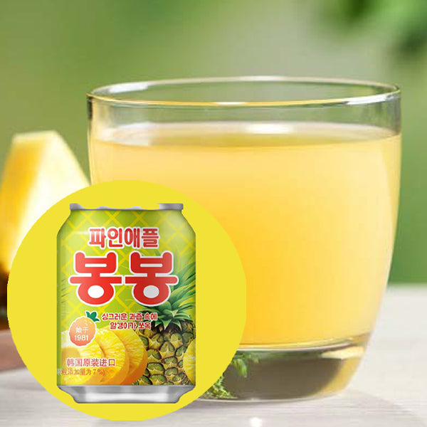 【ヘテ】パインアップルボンボン 238ml パインジュース 果肉入り 韓国飲料：韓国市場