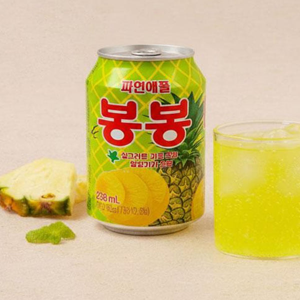 【ヘテ】パインアップルボンボン 238ml パインジュース 果肉入り 韓国飲料：韓国市場