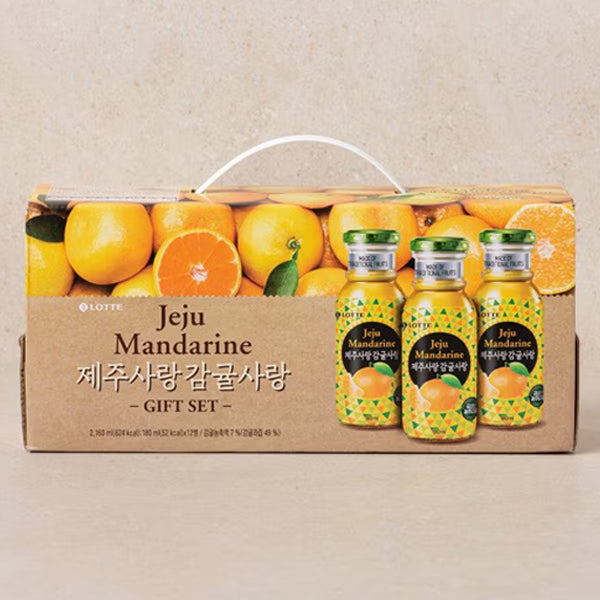 【ロッテ】済州ミカンジュース 180ml：韓国市場