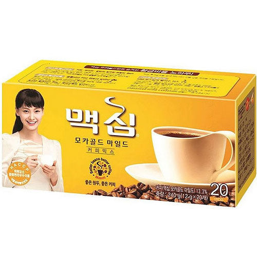 【マキシム】モカゴールドマイルドコーヒー20包：韓国食品・食材専門の通販店「韓国市場」