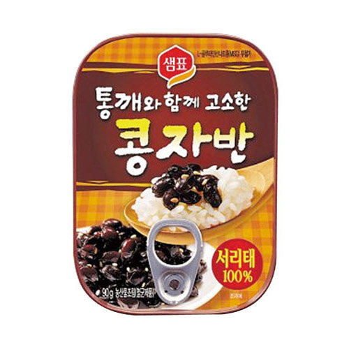 【センピョ】ごま入り黒豆煮（コンジャバン）醤油味・90g：韓国食品・食材専門の通販店「韓国市場」