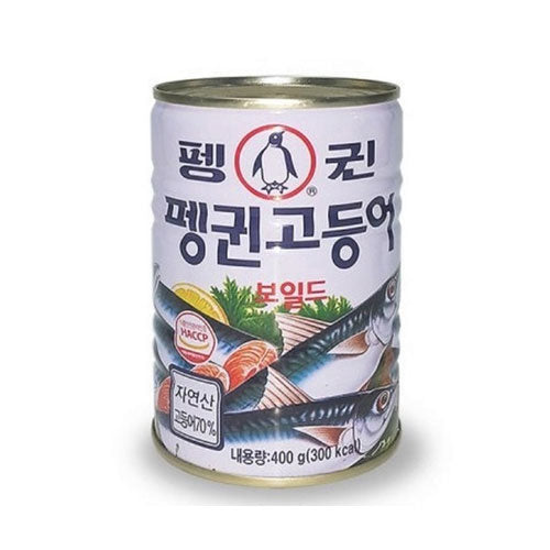 【ペンギン】サバ缶詰め400g：韓国食品・食材専門の通販店「韓国市場」