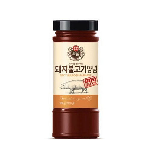 【ＣＪ】白雪豚プルコギタレ500g：韓国食品・食材専門の通販店「韓国市場」